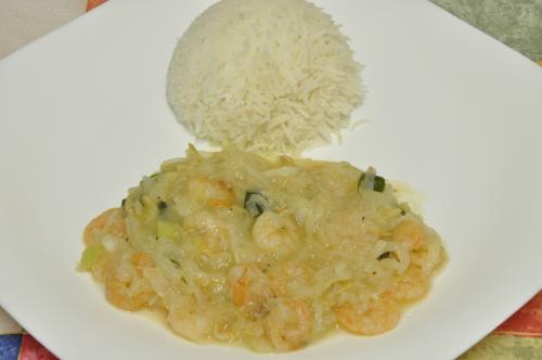 Jak uvařit krevetové kari na párský způsob? Snadné recept, připravený za 30 - 45 minut